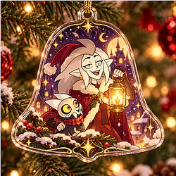 Eda Clawthorne and King Owl House Acrylic Christmas Ornament NTT0610 Owl House Decoration