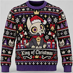 The Owl House Eda Wild Witch Winter Christmas Sweater, Witchy Ugly Christmas Knit Pullover, Magical Holiday Gift for Fans NTT1510 Owl House Sweatshirt