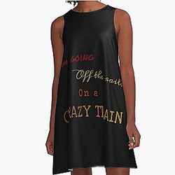 Crazy Train Ozzy Osbourne A Line Dress
