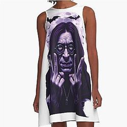 Ozzy Osbourne - Gothic Shadows - Dark Rock Legend Art A Dress