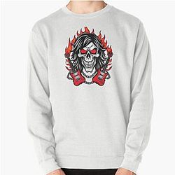 Ozzy Osbourne Heavy Metal Skull King Dark Rock Art Pullover Sweatshirt