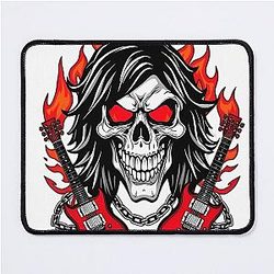 Ozzy Osbourne Heavy Metal Skull King Dark Rock Art Mouse Pad