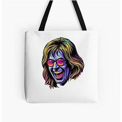 Ozzy Osbourne Psychedelic Rock Trip Electric Heavy Metal Art All Over Print Tote Bag