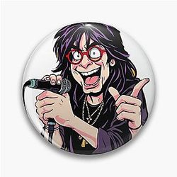 Ozzy Osbourne - Comic Book Rock Star High-Energy Animated Art Pin