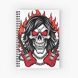 Ozzy Osbourne - Heavy Metal Skull - Dark Rock Notebook
