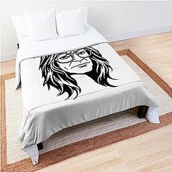 Ozzy Osbourne Minimalist Rock Icon Comforter