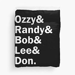 Funny Names Blizzard of Ozzy Osbourne Duvet Cover