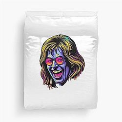 Ozzy Osbourne - Psychedelic Rock Trip Electric Heavy Metal Art Duvet Cover