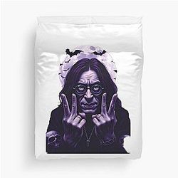 Ozzy Osbourne Gothic Shadows Dark Rock Legend Art Duvet Cover