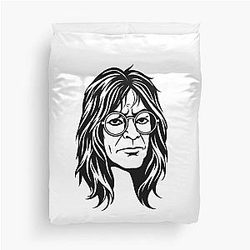 Ozzy Osbourne Minimalist Rock Icon Design Duvet Cover