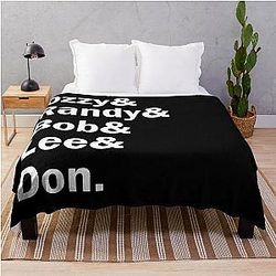 Funny Names Blizzard of Ozzy Osbourne Throw Blanket