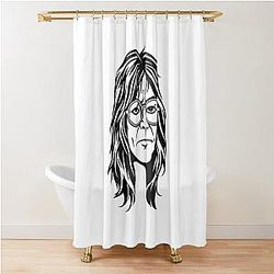 Ozzy Osbourne - Minimalist Rock Icon Shower Curtain
