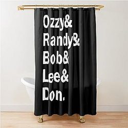 Funny Names Blizzard of Ozz Ozzy Osbourne Shower Curtain