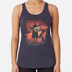 Ozzy Osbourne Hitch-hiking To Hell Racerback Tank Top