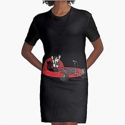Ozzy Osbourne Singer Graphic T-Shirt Dress