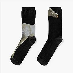Horse Quote: "Won't you ride my white horse?" ~ Ozzy Osbourne Socks