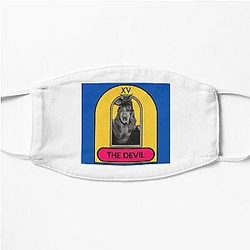 Retro Celebrities Tarot Cards THE DEVIL Ozzy Osbourne Flat Mask