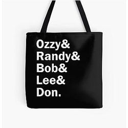 Funny Names x Blizzard of Ozz Ozzy Osbourne All Over Print Tote Bag