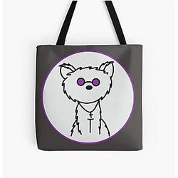 Ozzy Osbourne Cat All Over Print Tote Bag
