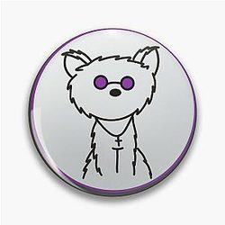 Ozzy Osbourne Cat Pin