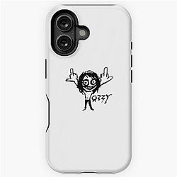 Ozzy Osbourne Logo flipping you off!! iPhone Tough Case