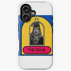 Retro Celebrities Tarot Cards THE DEVIL Ozzy Osbourne iPhone Tough Case