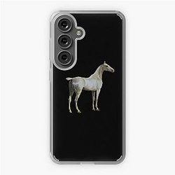 Horse Quote: "Won't you ride my white horse?" ~ Ozzy Osbourne Samsung Galaxy Soft Case