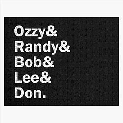 Funny Names x Blizzard of Ozz Ozzy Osbourne Jigsaw Puzzle