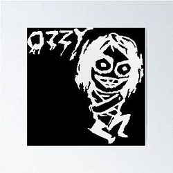 OZZY OSBOURNE Art Amazing logos Poster