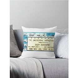 Ozzy Osbourne 1991 Throw Pillow