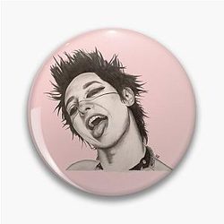 Remington Leith Palaye Royale Hand Drawn Portrait  Pin