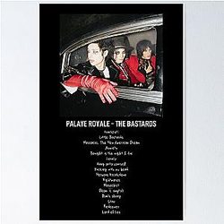 Palaye Royale Tracklist Poster Poster