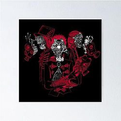 Palaye Royale - Masks and Minds (RED) Poster
