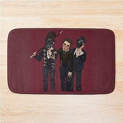 palaye royale gas mask aesthetic Bath Mat