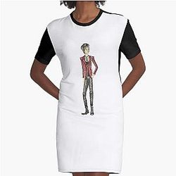 Sebastian - Palaye Royale   Graphic T-Shirt Dress