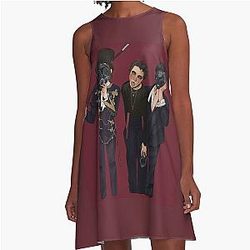 palaye royale gas mask aesthetic A-Line Dress