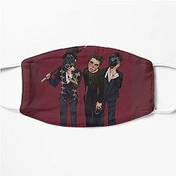 palaye royale gas mask aesthetic Flat Mask