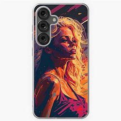Pamela Anderson Abstract Painting Samsung Galaxy Soft Case