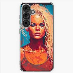 Pamela Anderson Abstract Painting Samsung Galaxy Soft Case