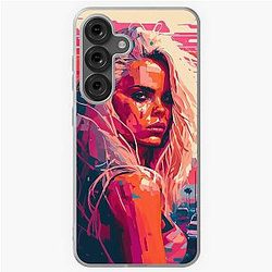 Pamela Anderson Abstract Painting Samsung Galaxy Soft Case