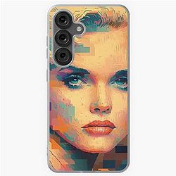 Pamela Anderson Portrait Samsung Galaxy Soft Case