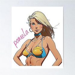 Pamela Anderson T-Shirt Poster