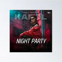 NIGHT PAMELA ANDERSON Poster