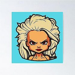 Pamela Anderson Drawing Poster