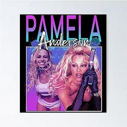 Pamela Anderson Retro Poster