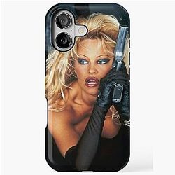 Pamela Anderson Bar Wire iPhone Case