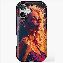 Pamela Anderson Abstract Painting iPhone Tough Case
