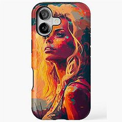 Pamela Anderson Abstract Painting for iPhone