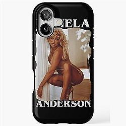 Pamela Anderson Seductive Lingerie Poster iPhone Case