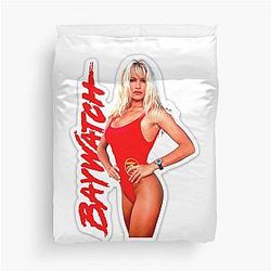 Pamela Anderson Baywatch Duvet Cover